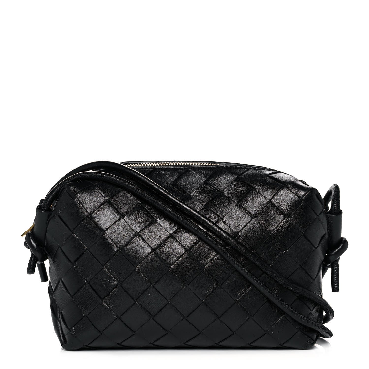 Bottega Veneta Nappa Intrecciato Mini Loop Camera Bag Black 1 of 11