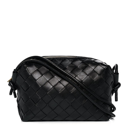 Bottega Veneta Nappa Intrecciato Mini Loop Camera Bag Black 1 of 11
