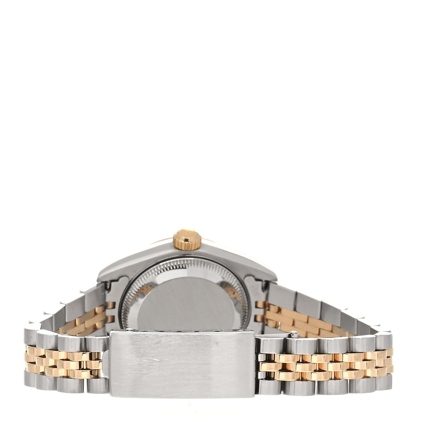 Stainless Steel 18K Yellow Gold 26mm Oyster Perpetual Datejust Watch White Roman 79173