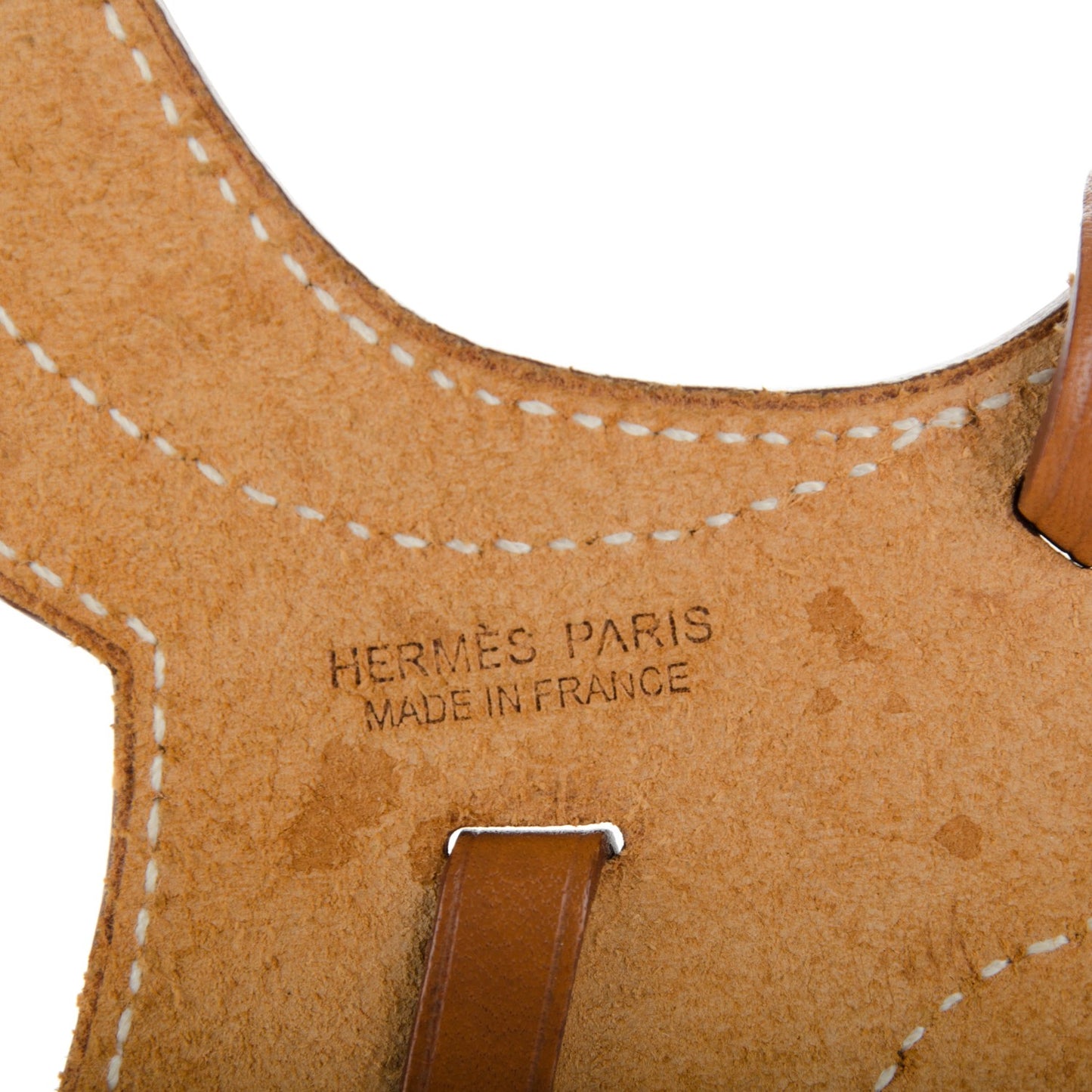 Natural Barenia Paddock Selle Horse Saddle Bag Charm