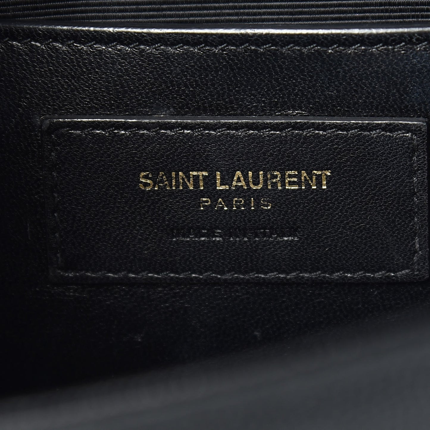 Grain De Poudre Medium Classic Monogram Kate Satchel Black