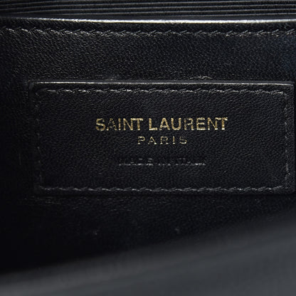 Saint Laurent Grain De Poudre Medium Classic Monogram Kate Satchel Black 7 of 10