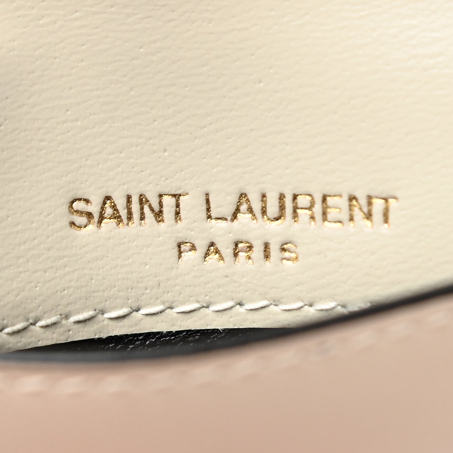 Saint Laurent Calfskin Uptown Monogram Card Case Black 6 of 8