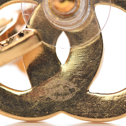 Chanel CC Earrings Gold 4 of 5