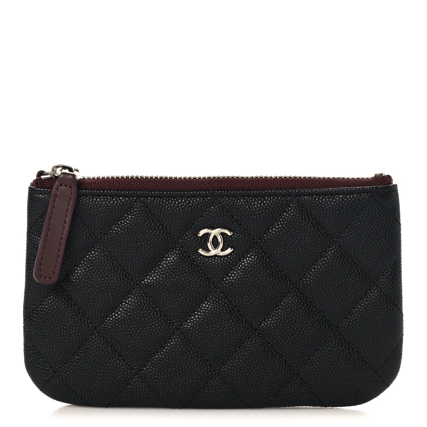 Chanel Caviar Quilted Small Cosmetic Case Black 1 of 8