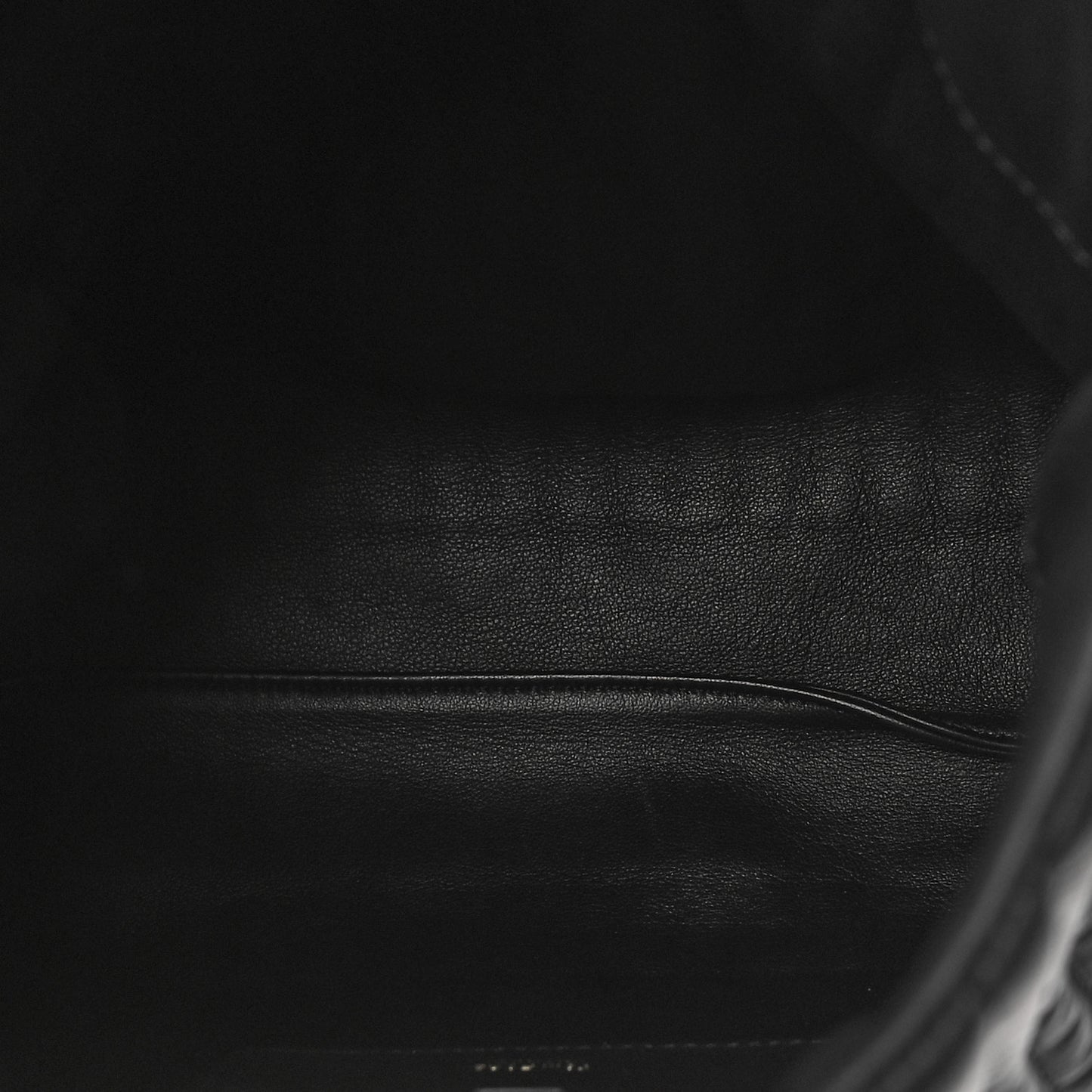 Calfskin Quilted Natalia Clutch Black