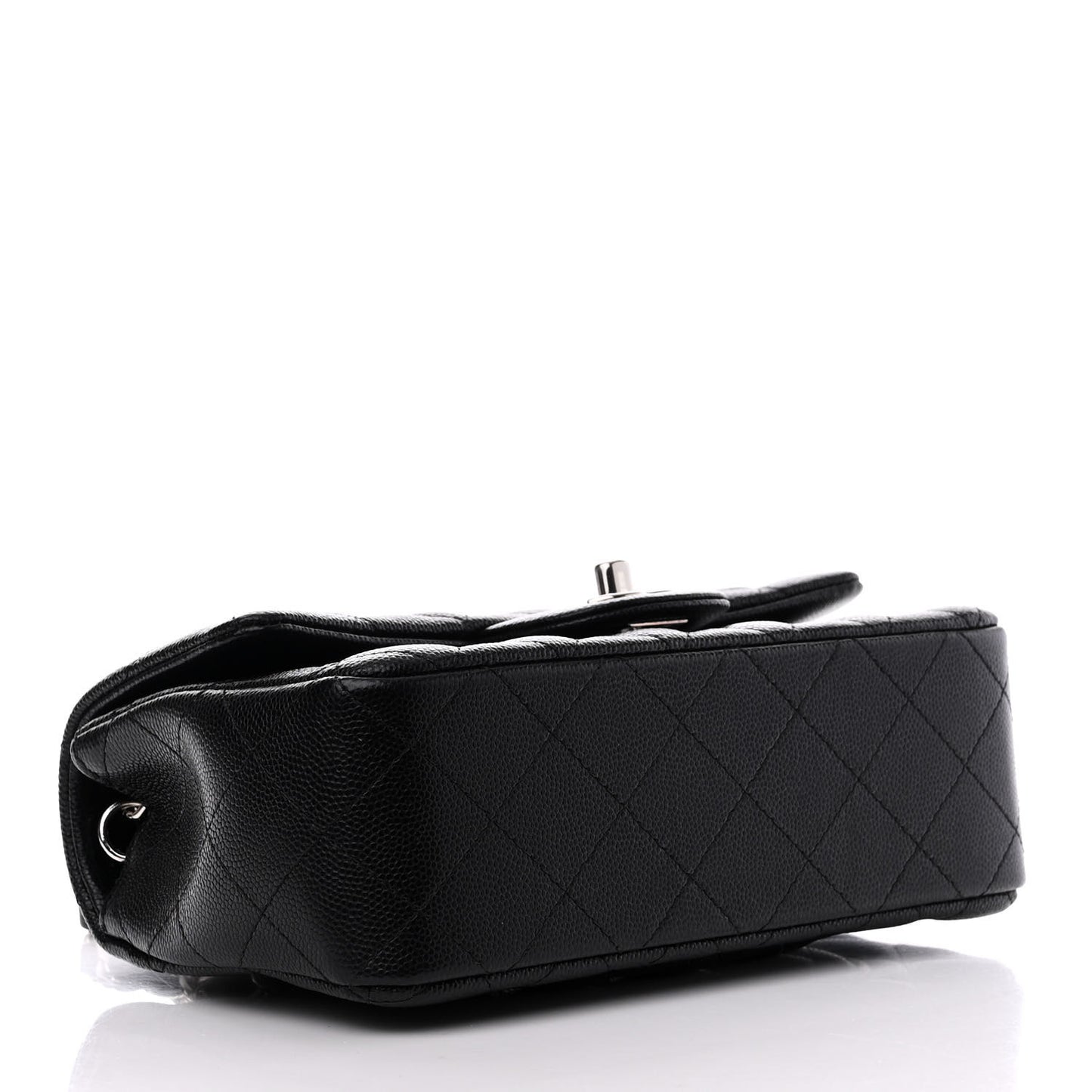 Caviar Quilted Mini Rectangular Flap Black