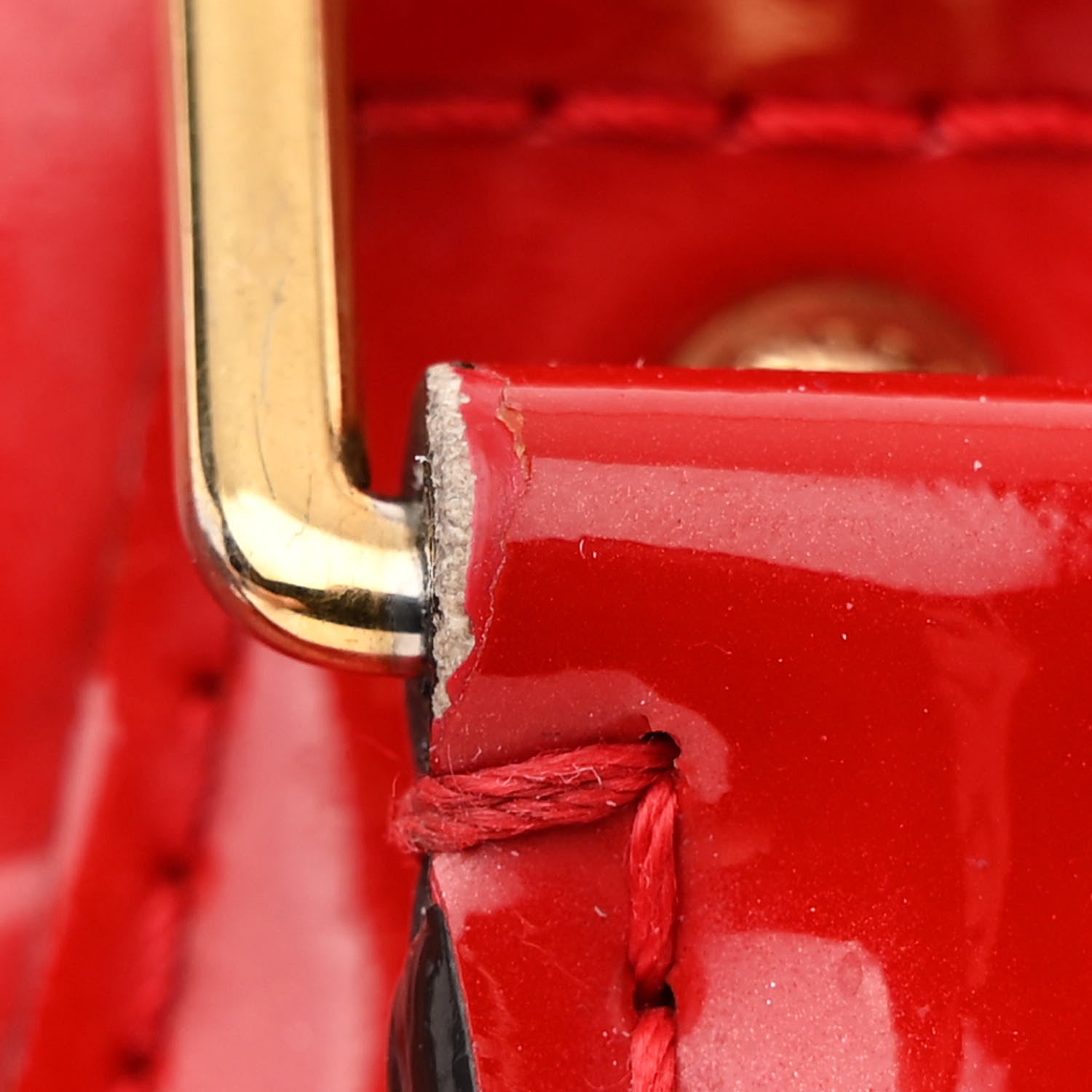 Louis Vuitton Vernis Alma BB Cherry 13 of 15