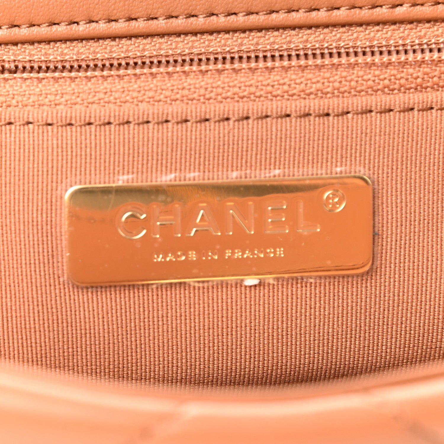 Chanel Lambskin Quilted Medium Chanel 19 Flap Brown 6 of 10