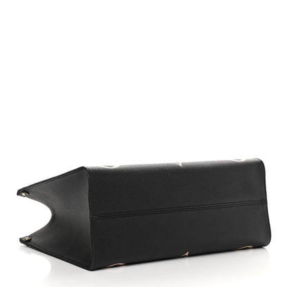 Louis Vuitton Empreinte Monogram Giant Onthego MM Black Beige 4 of 9