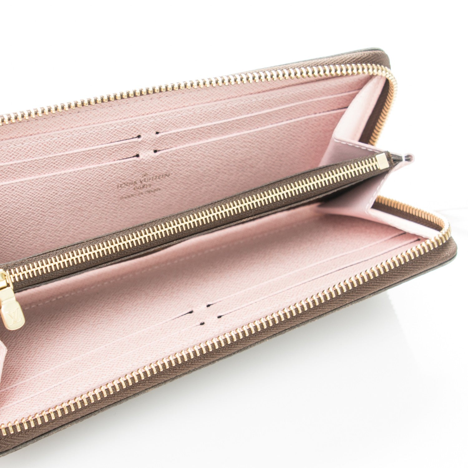 Louis Vuitton Monogram Clemence Wallet Rose Ballerine 5 of 7