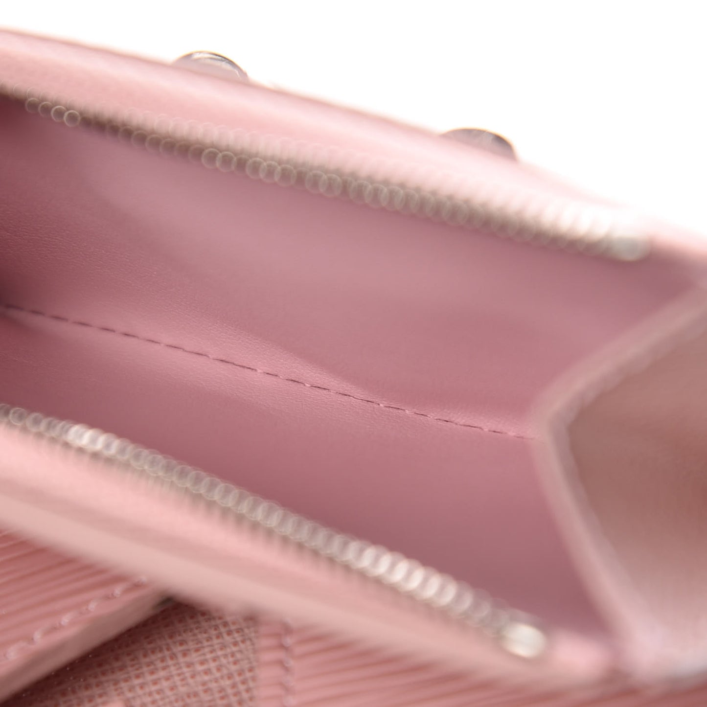 Epi Twist Compact Wallet Rose Ballerine