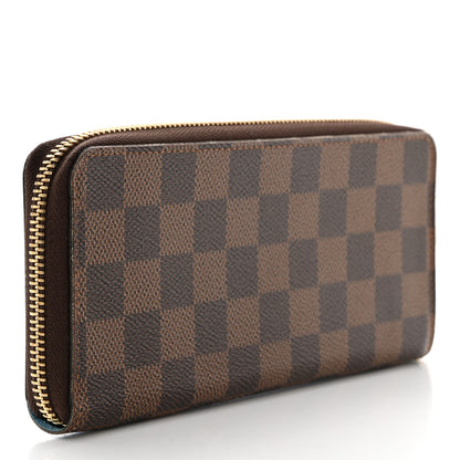 Louis Vuitton Damier Ebene 2017 Christmas Animation Clemence Wallet 3 of 11