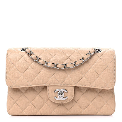 Chanel Caviar Quilted Small Double Flap Beige 1 of 10
