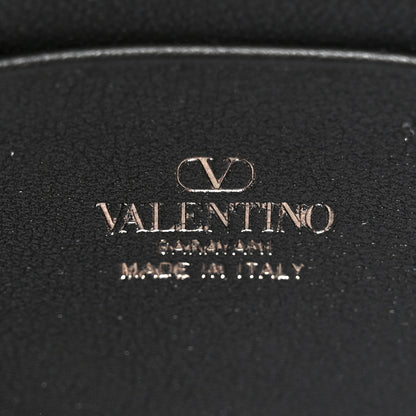 Valentino Garavani Grainy Calfskin Rockstud Crossbody Pouch Black 6 of 9