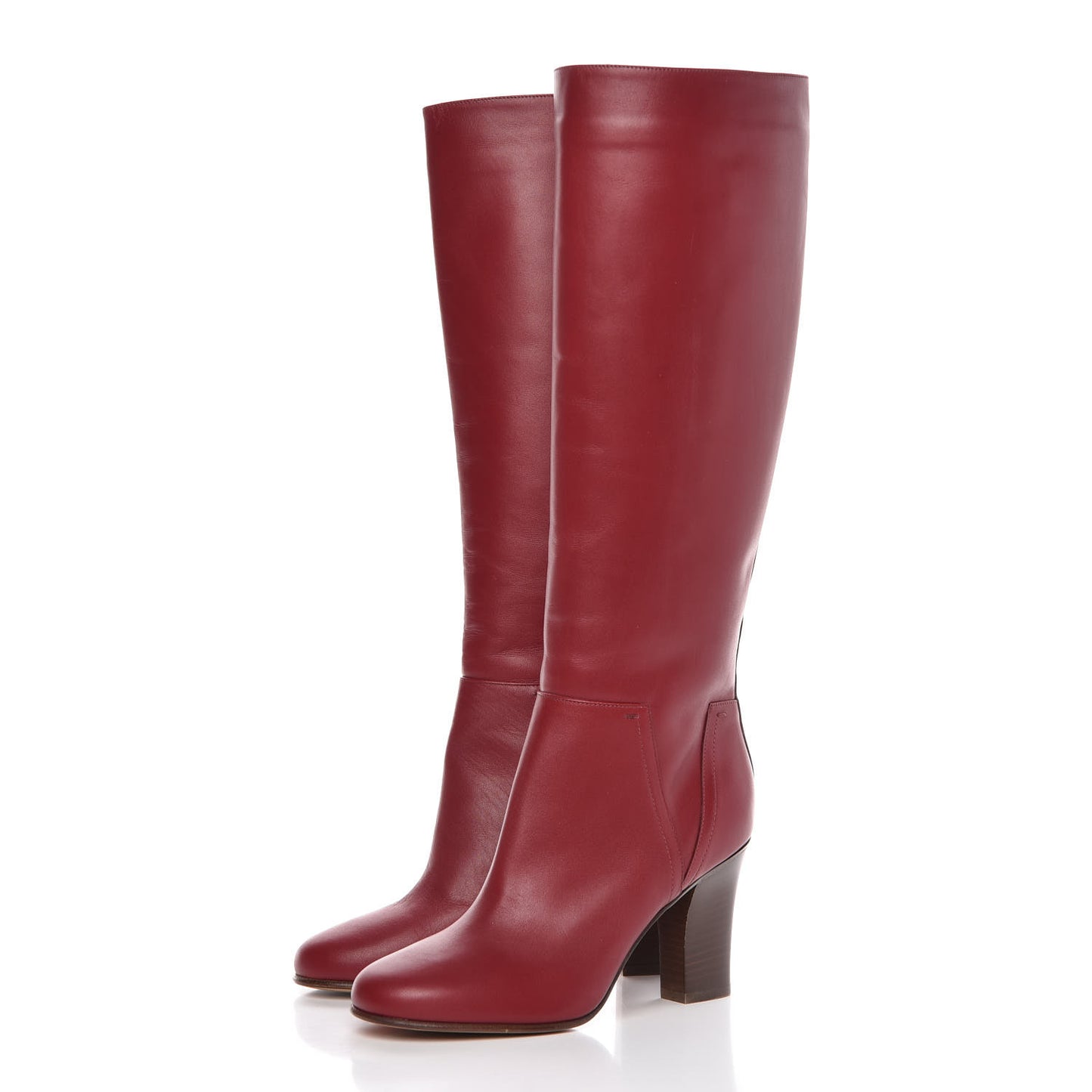 Vitello Lovestud Knee High 85mm Boots 36.5 Rosso Valentino
