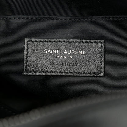 Saint Laurent Calfskin Matelasse Monogram Lou Camera Bag Black 6 of 11