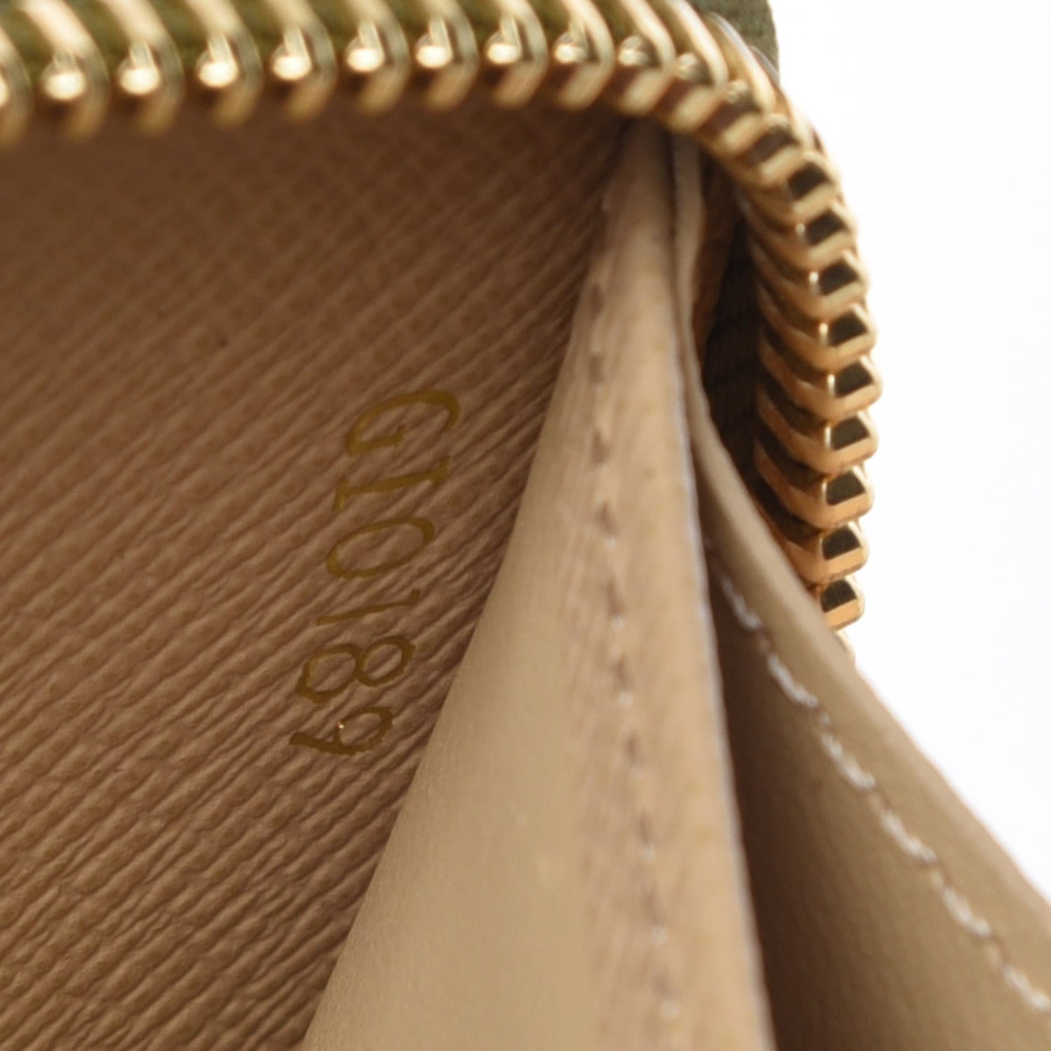 Louis Vuitton Monogram Giant Zippy Wallet Kaki White 9 of 9