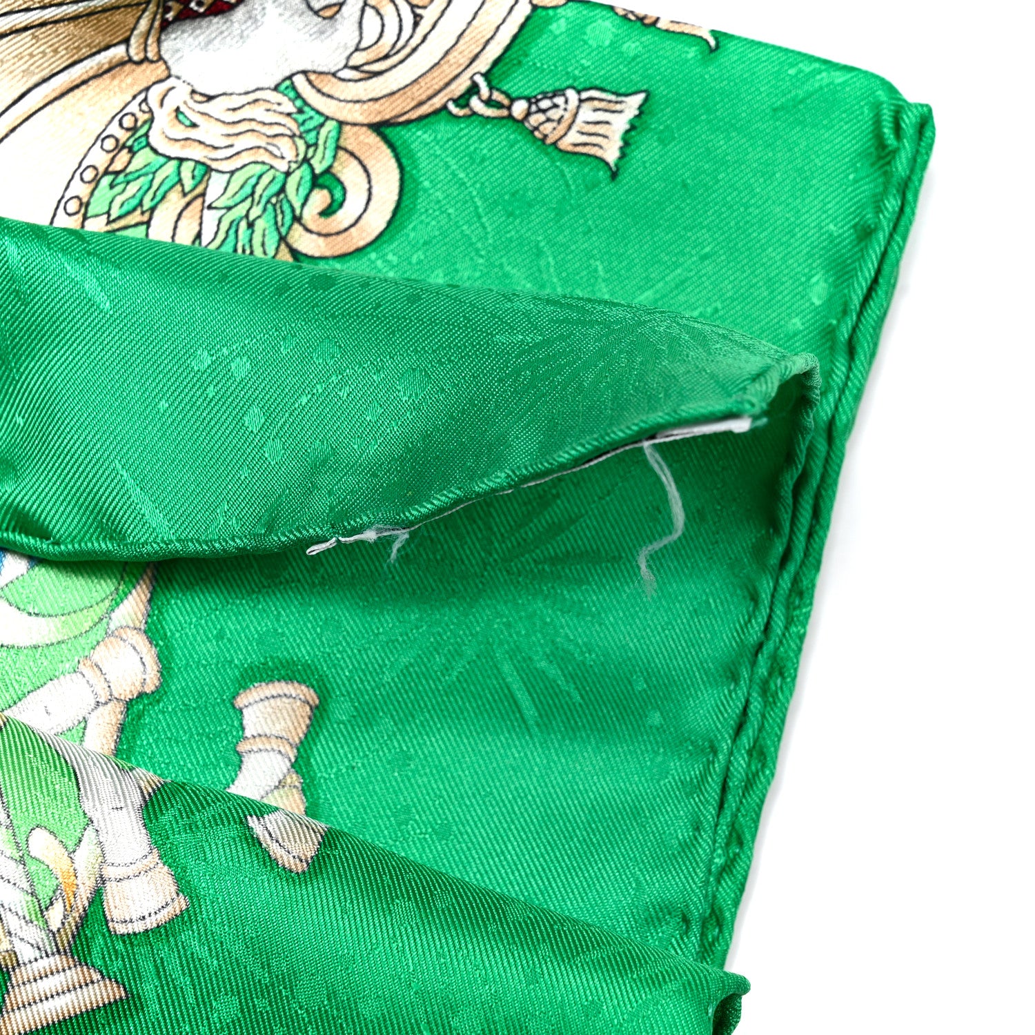 Hermes Silk Luna Park Scarf 90 Menthe Pistache 6 of 6