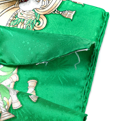 Hermes Silk Luna Park Scarf 90 Menthe Pistache 6 of 6