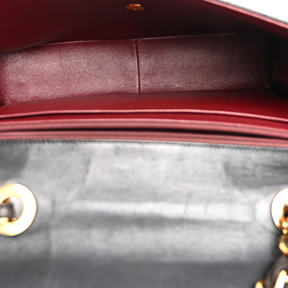 Chanel Lambskin Vertical Quilt Jumbo Single Flap Black 5 of 12
