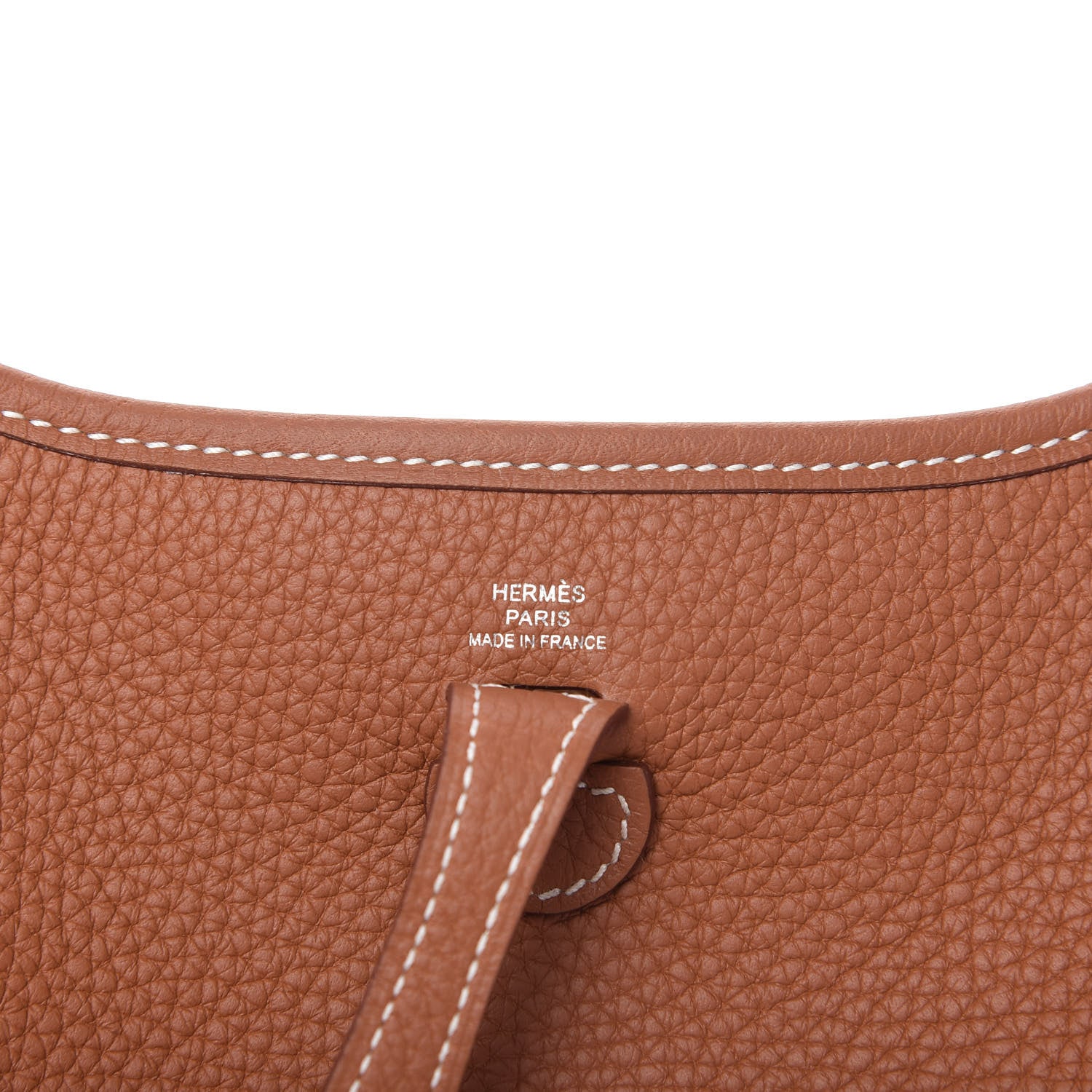 Hermes Taurillon Clemence Evelyne TPM Gold 8 of 10
