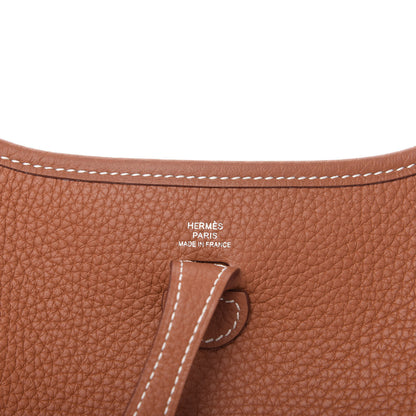 Hermes Taurillon Clemence Evelyne TPM Gold 8 of 10