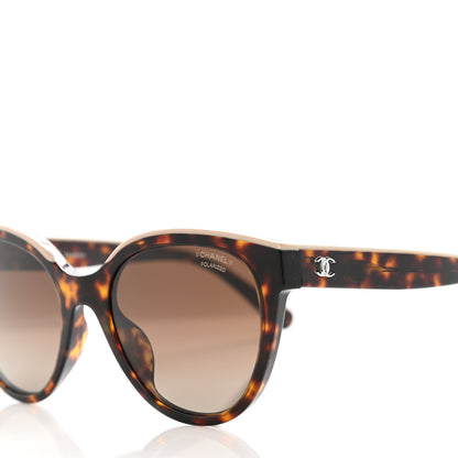 Chanel Acetate Polarized CC Butterfly Sunglasses 5414 Tortoise 10 of 18