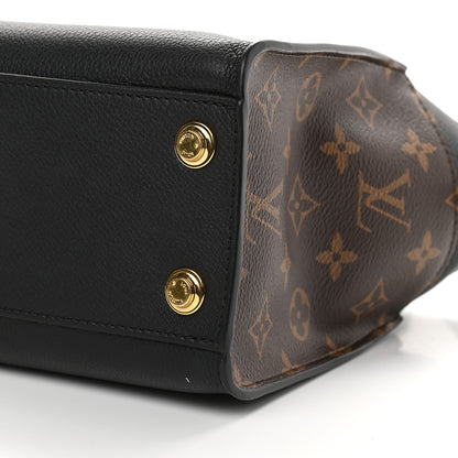 Louis Vuitton Calfskin Monogram On My Side PM Black 8 of 8
