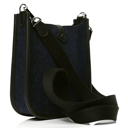 Hermes Swift Sangle Wooly Evelyne TPM Bleu Nuit Black 2 of 4