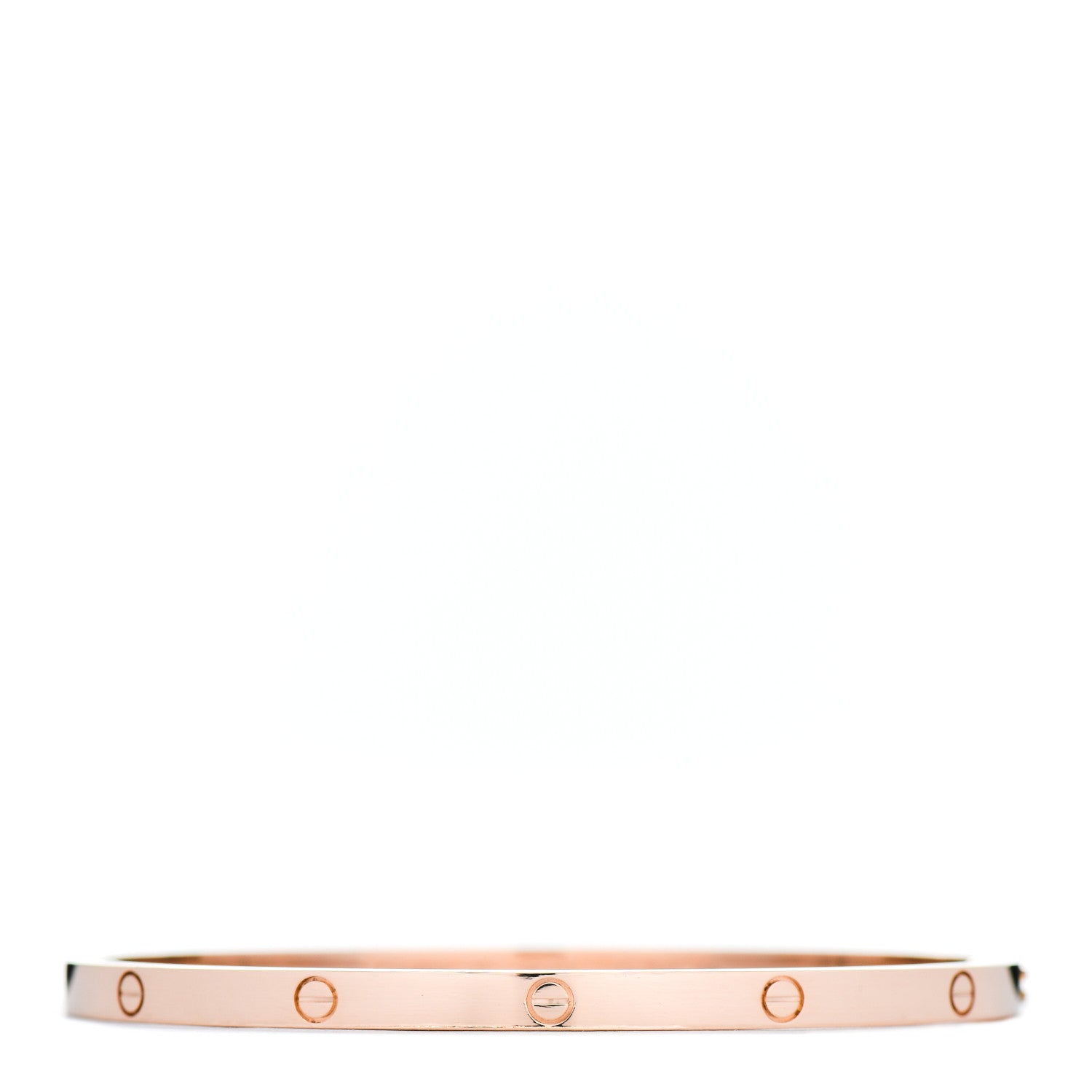 Cartier 18K Pink Gold Small LOVE Bracelet 17 3 of 5