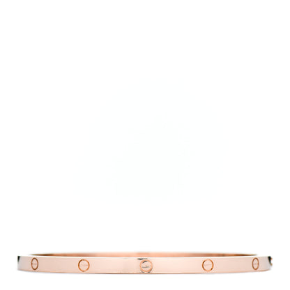 Cartier 18K Pink Gold Small LOVE Bracelet 17 3 of 5