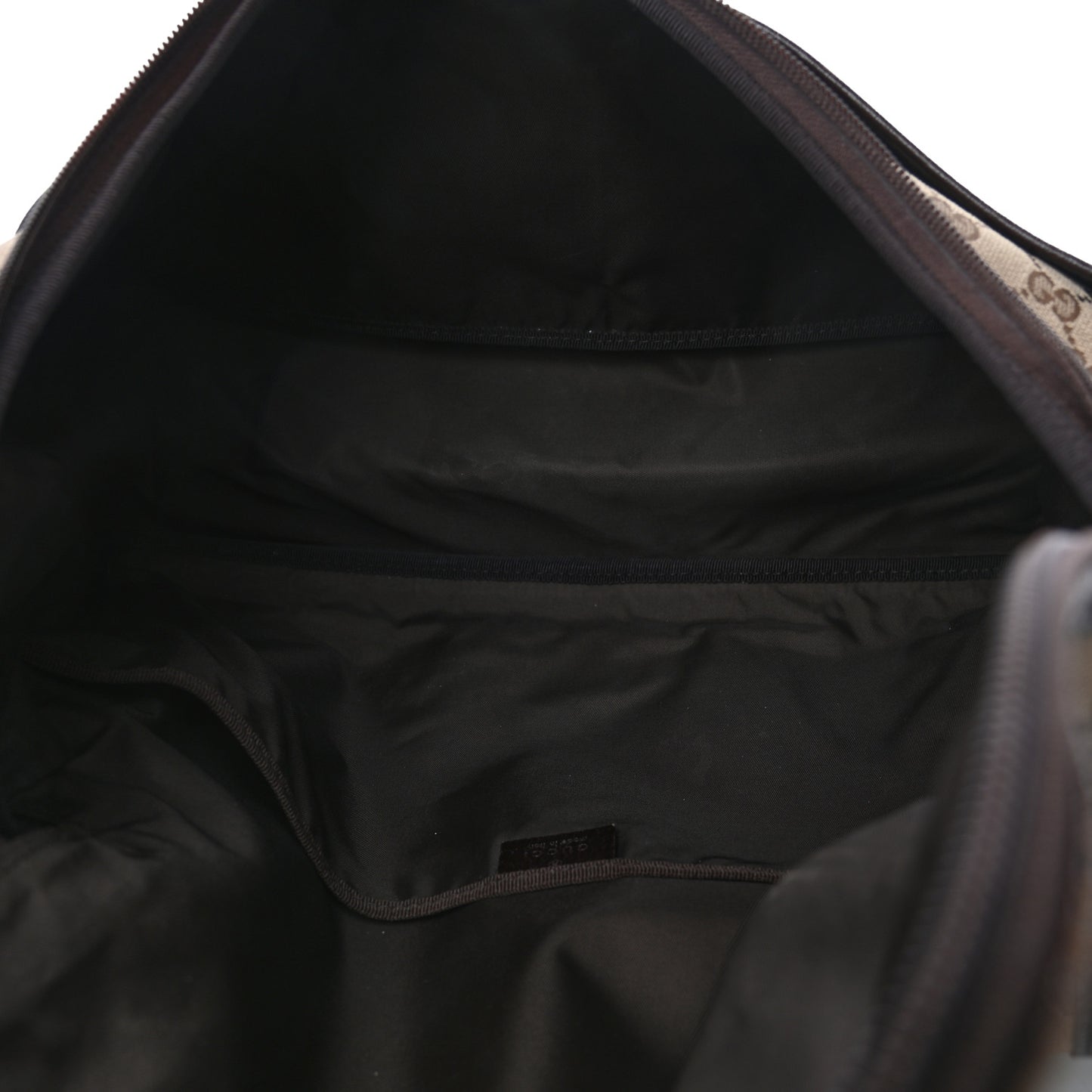 Monogram Natural Pigskin Large Diaper Bag Beige Ebony Cocoa Dark Chocolate