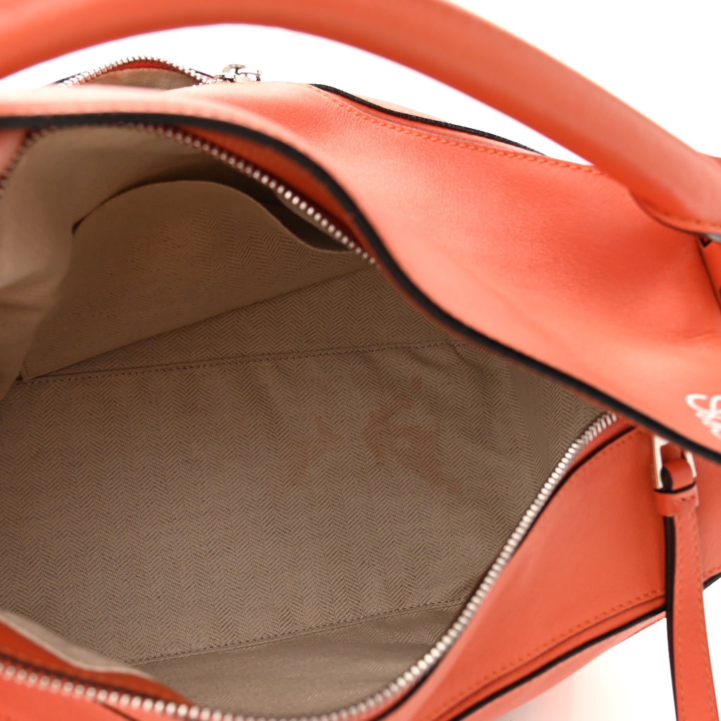Calfskin Medium Puzzle Bag Coral