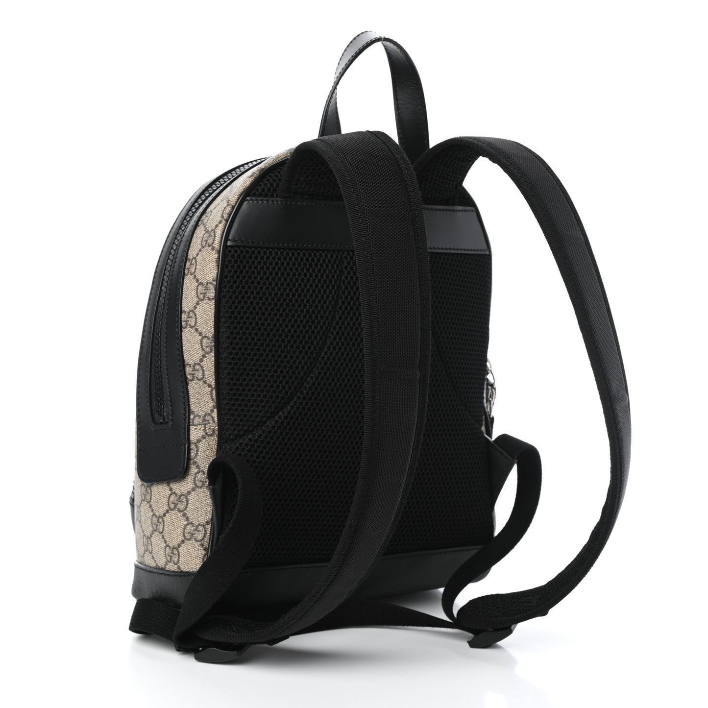 GG Supreme Monogram Small Eden Day Backpack Black
