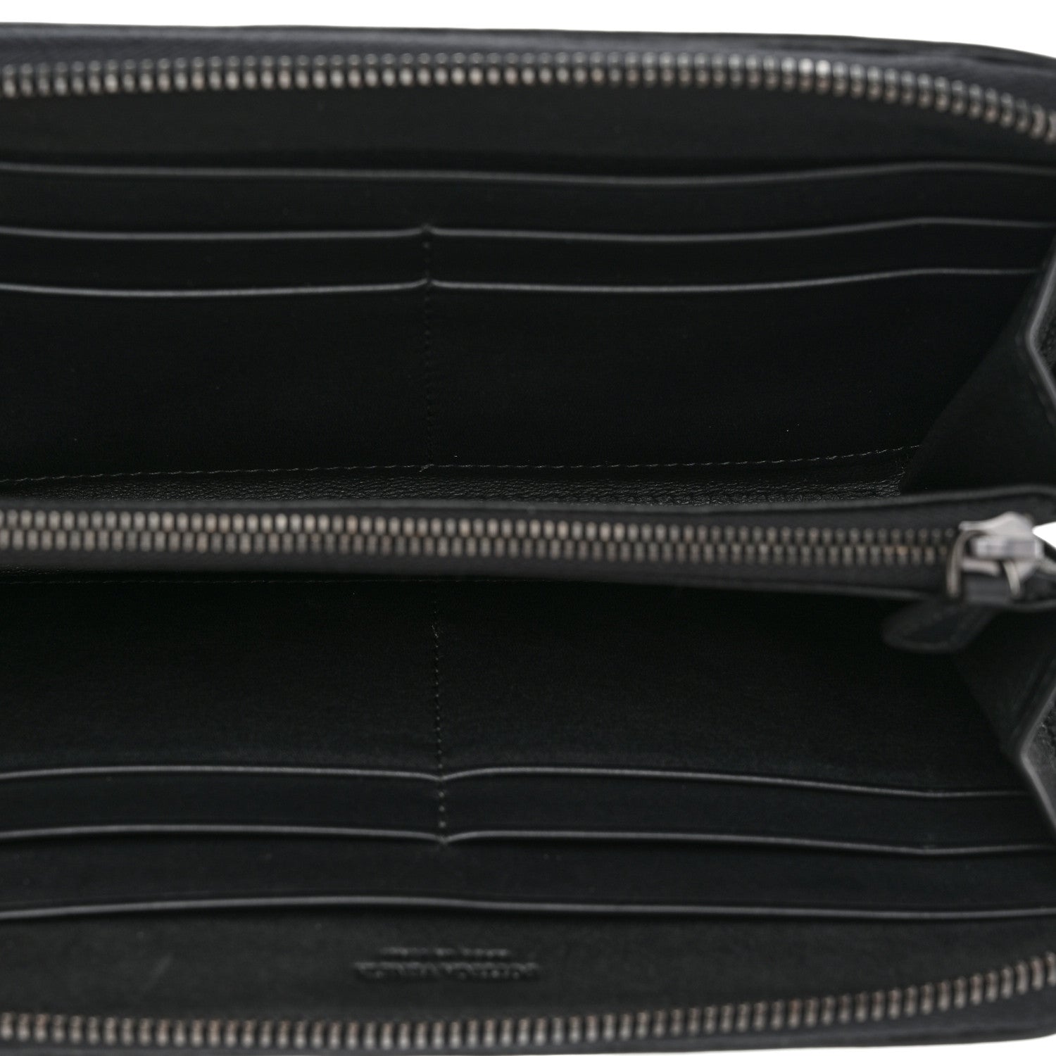 Bottega Veneta Nappa Intrecciato Zip Around Wallet Black 5 of 8
