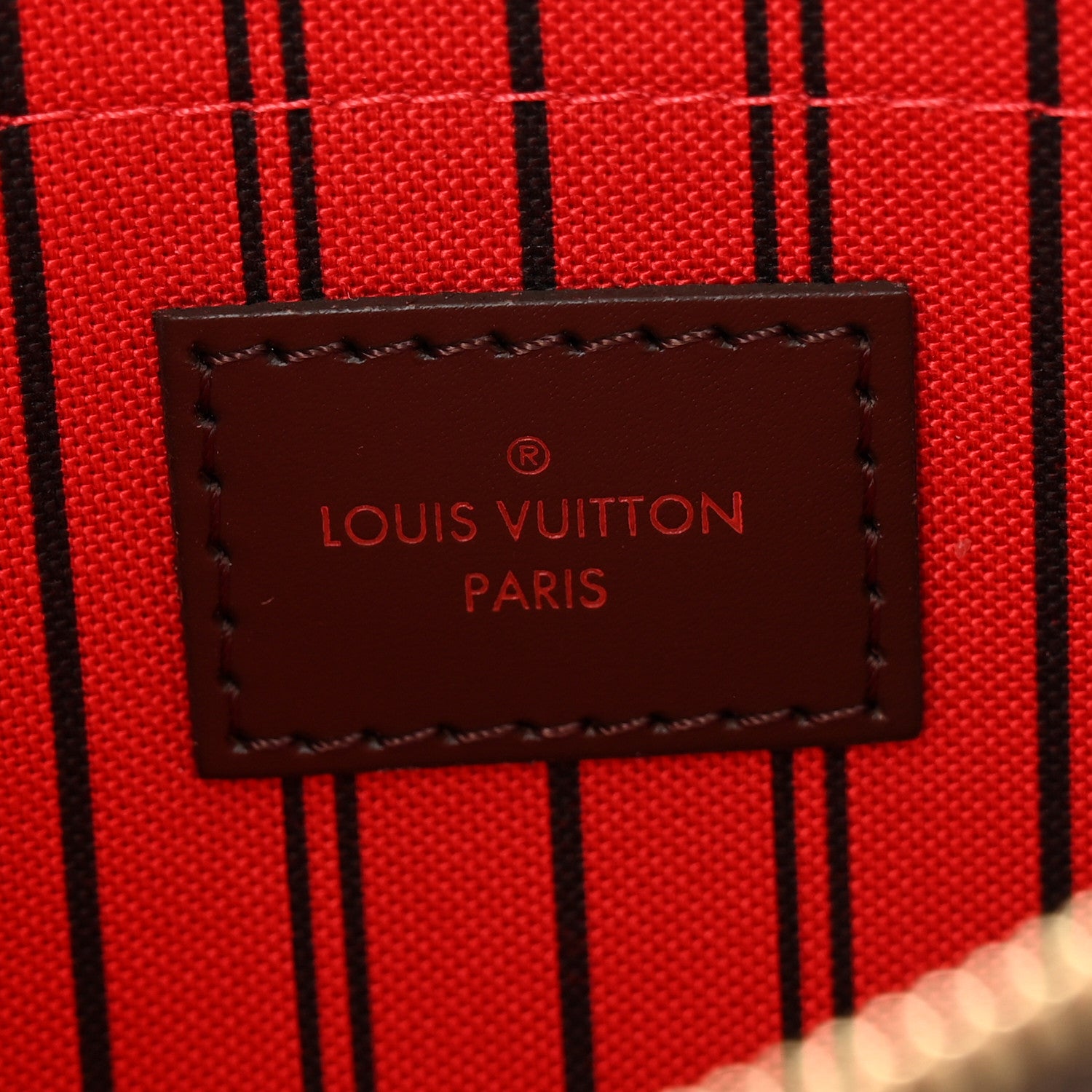 Louis Vuitton Damier Ebene Neverfull MM GM Pochette 6 of 8