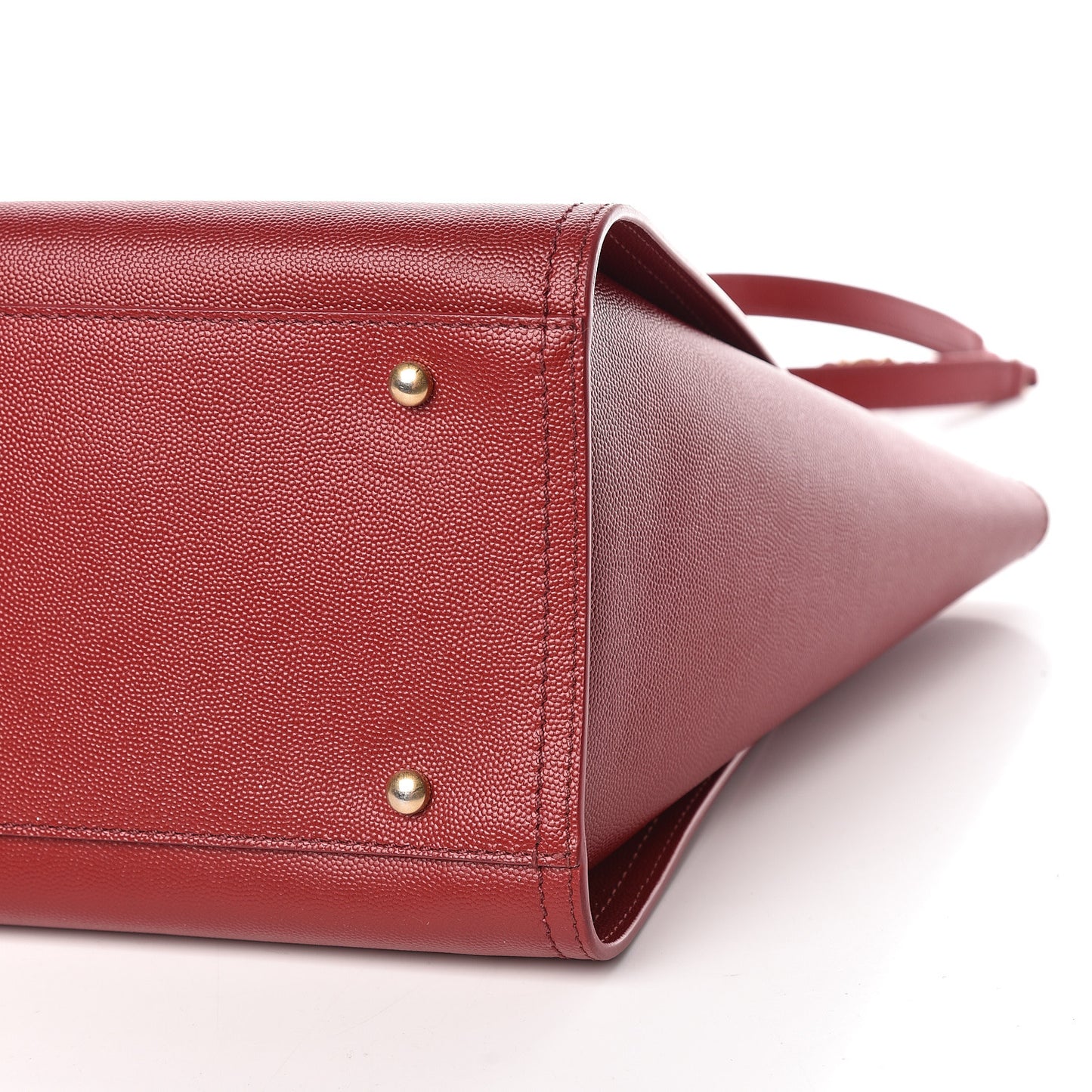 Caviar Small Studded Deauville Tote Red