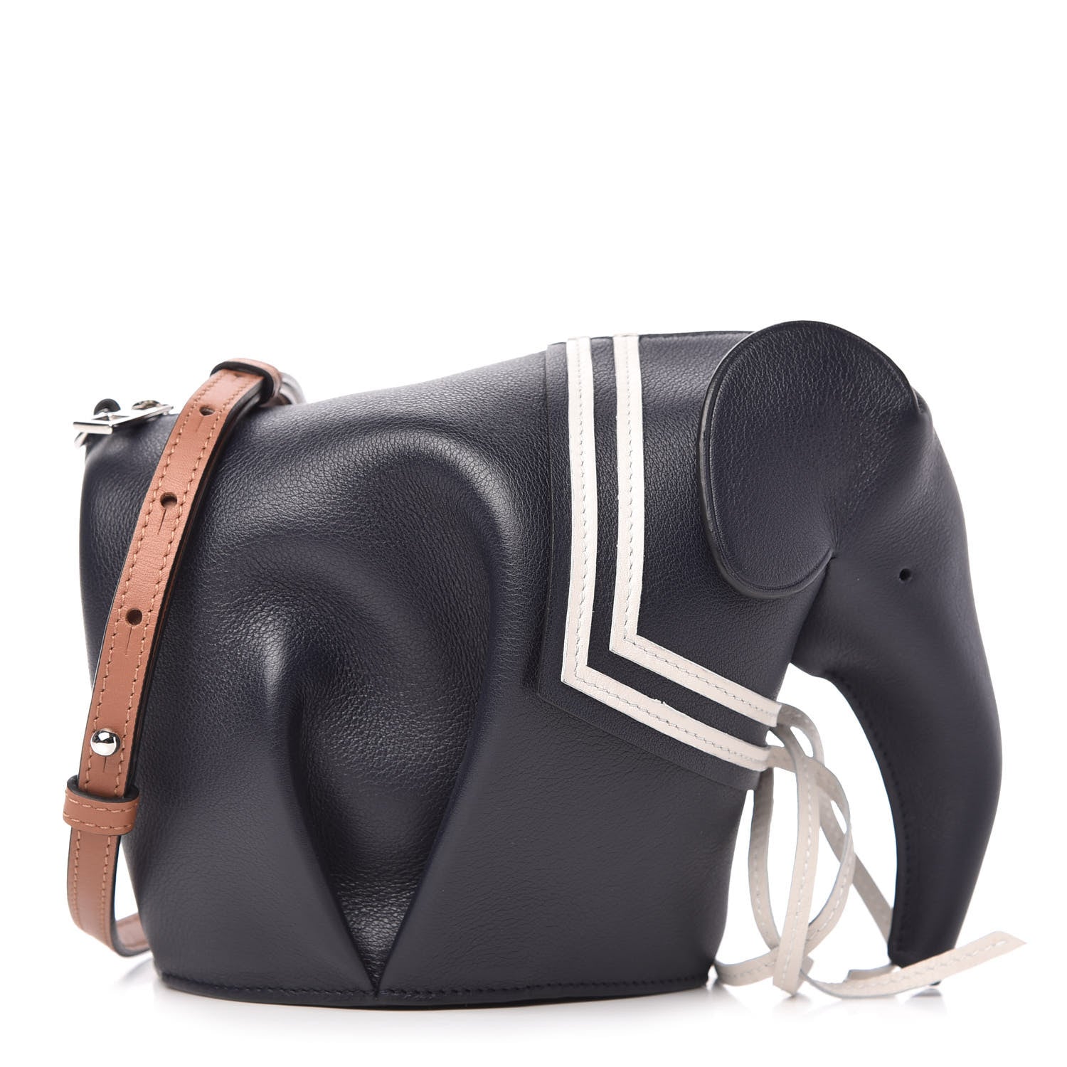 Loewe Calfskin Mini Sailor Elephant Crossbody Bag Deep Blue 1 of 8
