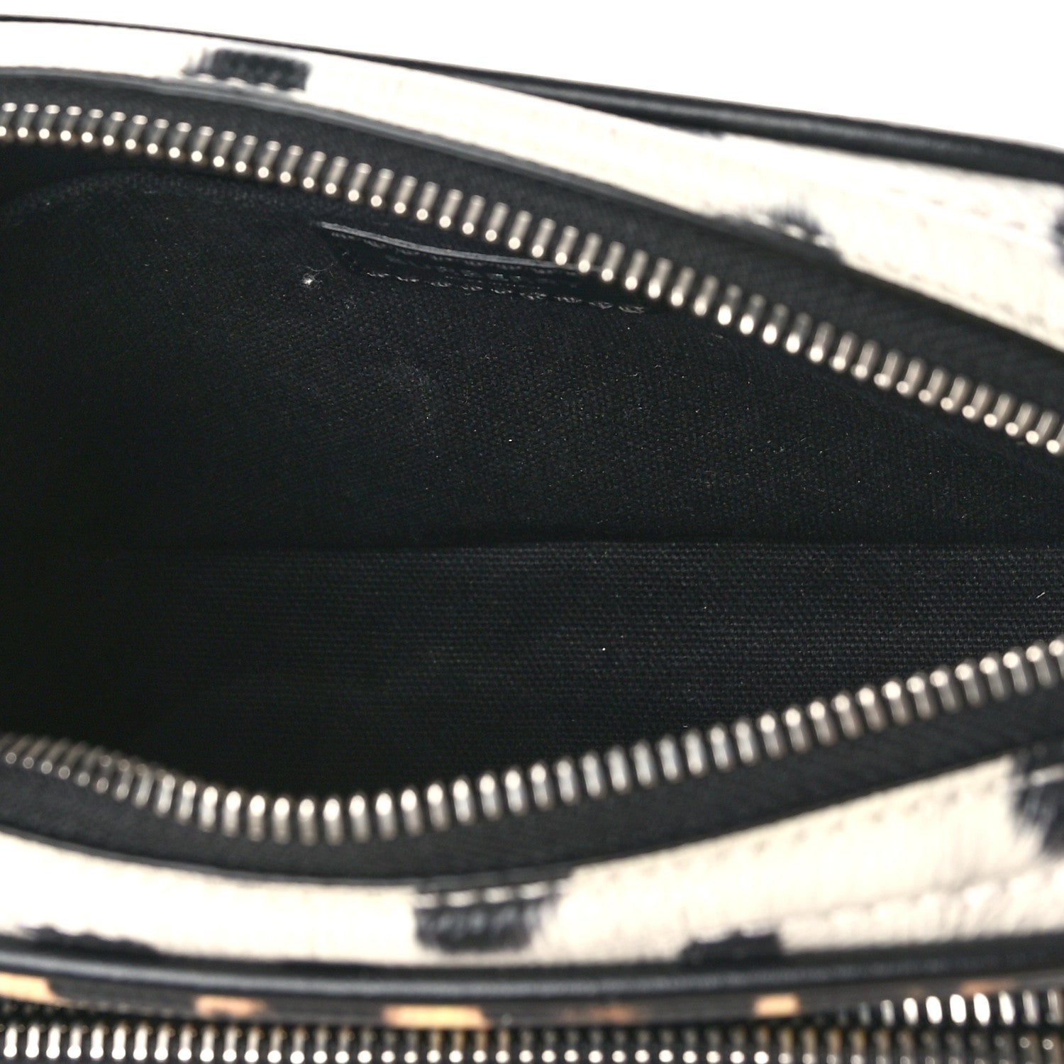 Burberry Calfskin Leopard Print Small Camera Bag Honey Black 5 of 8