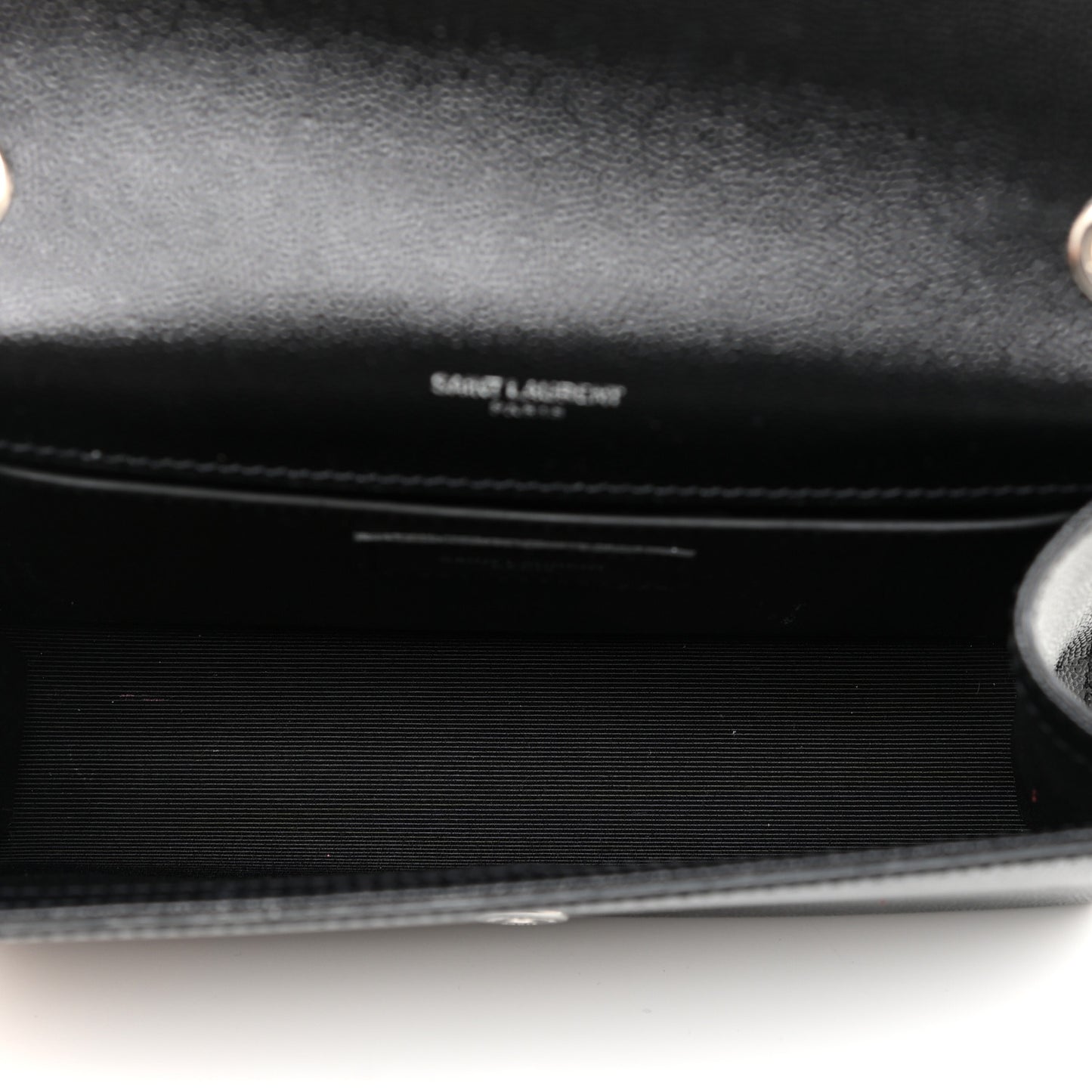 Grain De Poudre Small Classic Monogram Kate Tassel Satchel Black