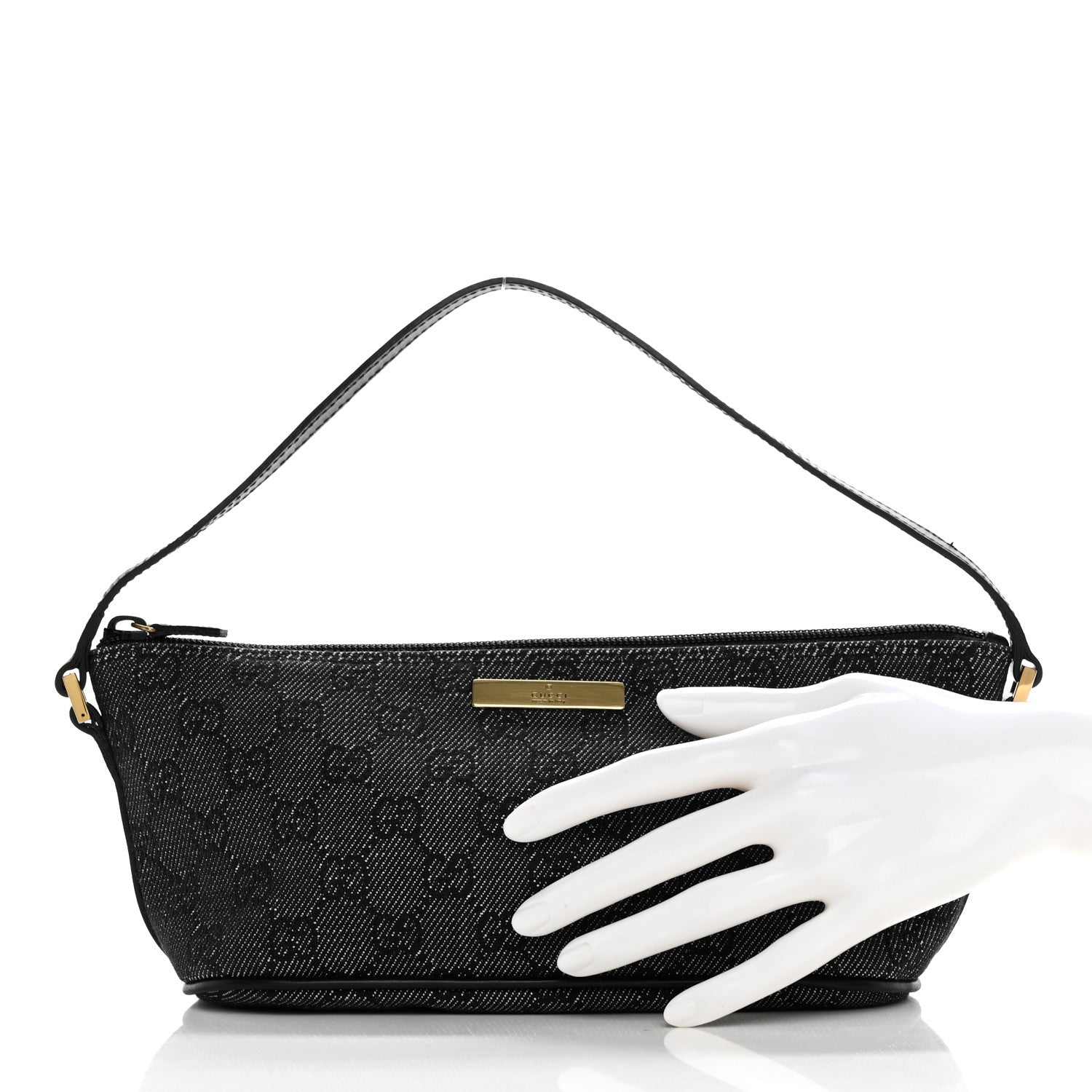 Gucci Monogram Boat Pochette Black 2 of 12