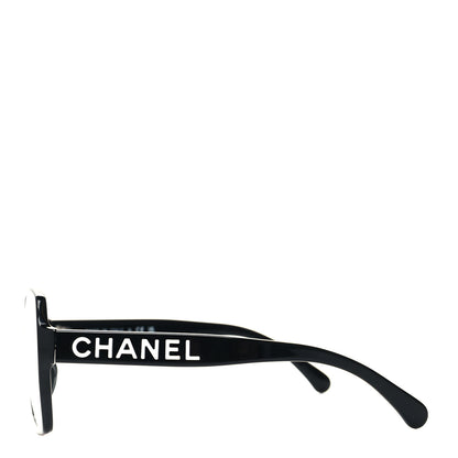 Chanel Acetate Square Blue Light Glasses 5408-S-A Black 3 of 7