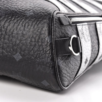 MCM Visetos Spot Medium Sling Bag Black Silver 10 of 10