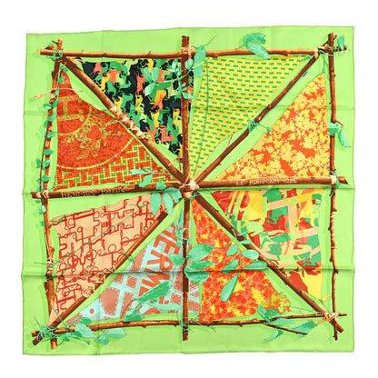 Hermes Silk Le Robinson Chic Scarf 90 1 of 4