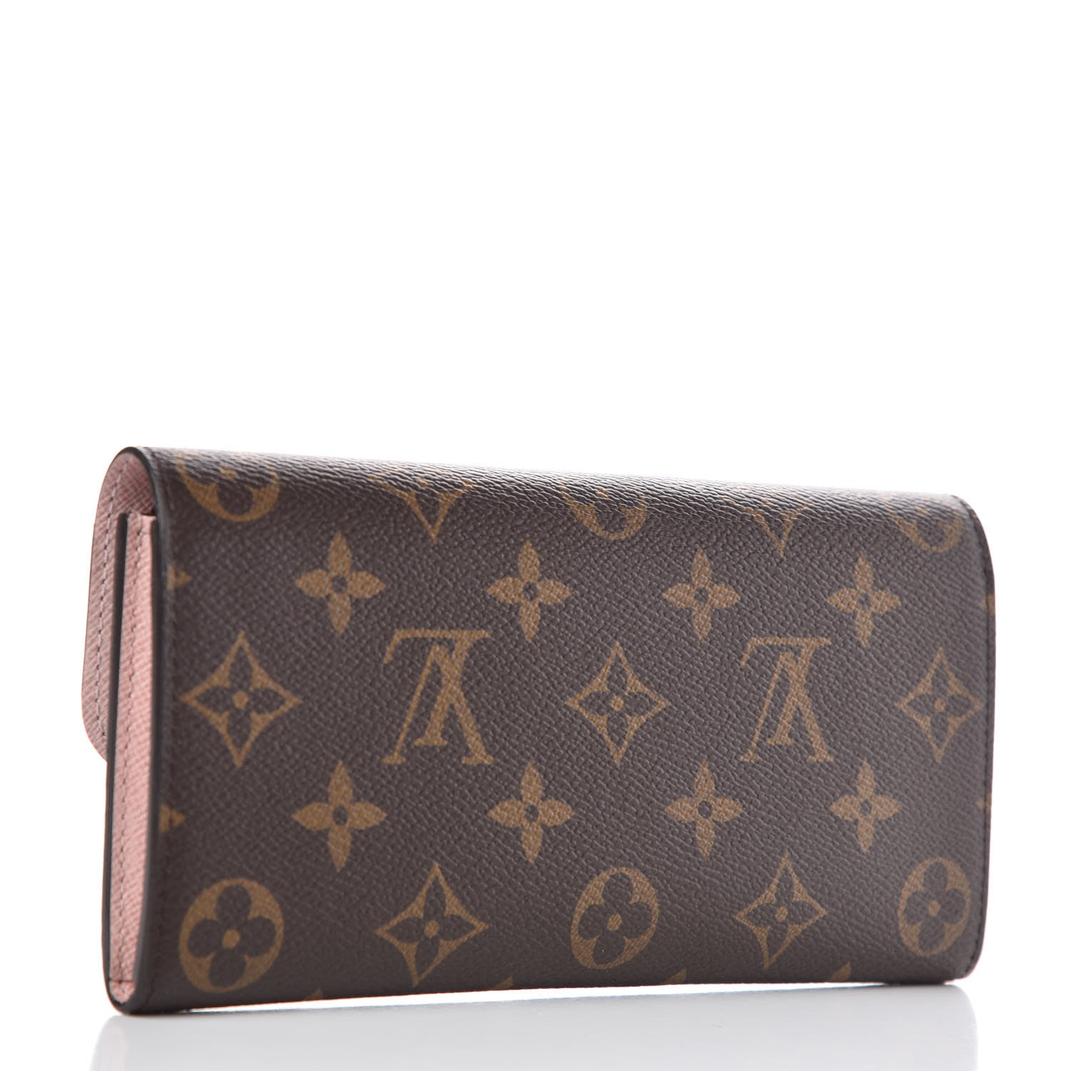 Louis Vuitton Monogram Emilie Wallet Rose Ballerine 3 of 9