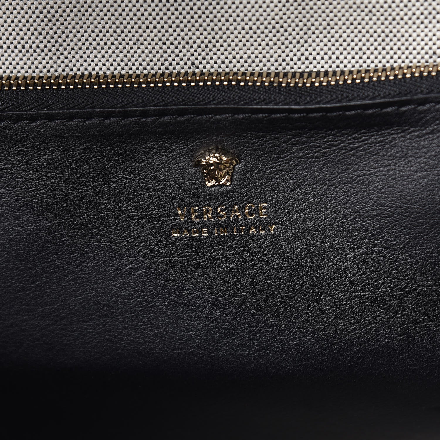 Versace Calfskin Large Palazzo Empire Bag Black 8 of 23