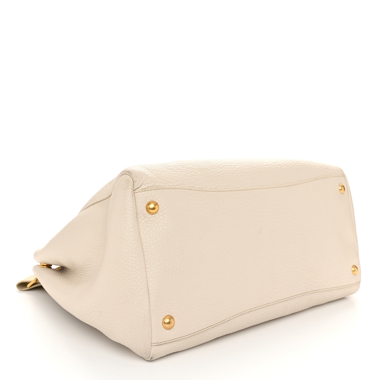 Prada Vitello Daino Top Handle Tote Talco 4 of 11