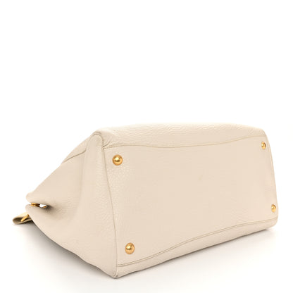 Prada Vitello Daino Top Handle Tote Talco 4 of 11