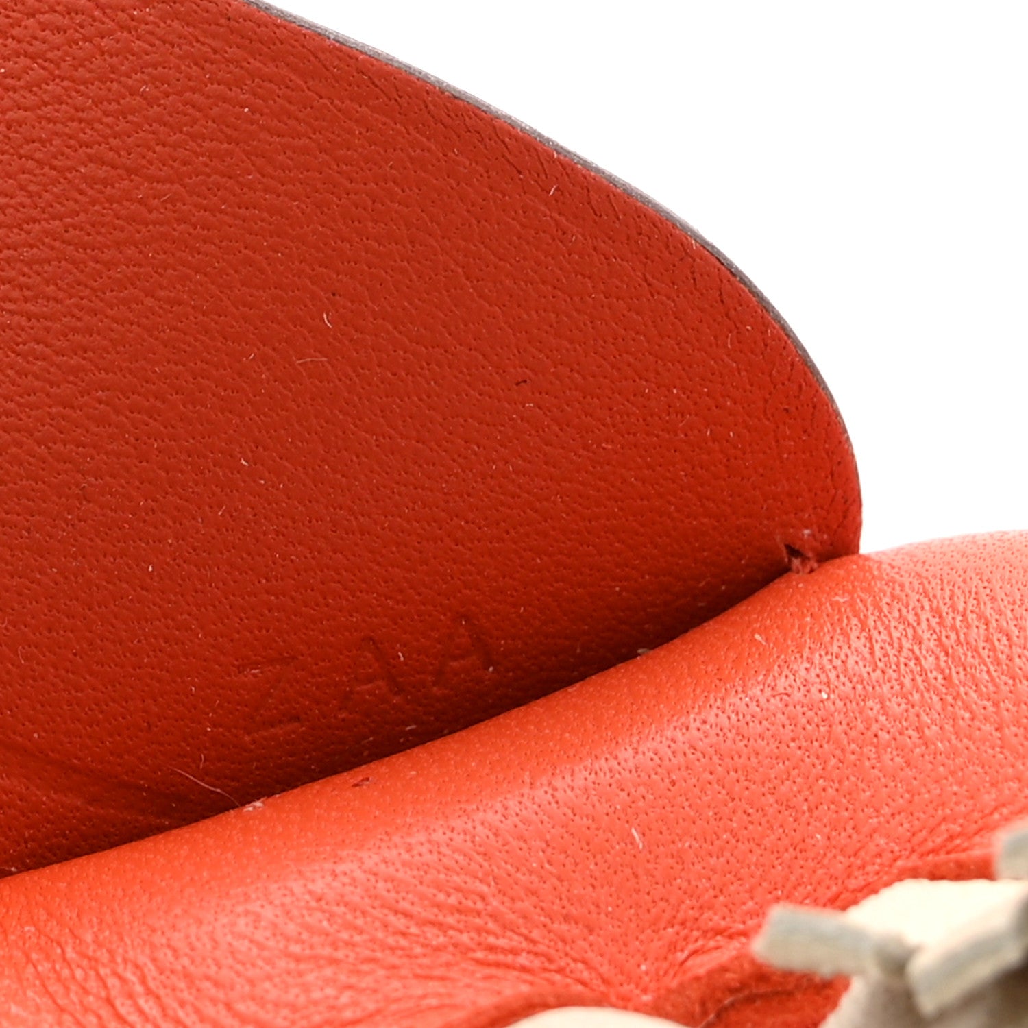 Hermes Milo Lambskin Grigri Rodeo Pegase Horse Bag Charm PM Orange Poppy Craie Terre Battue 4 of 5